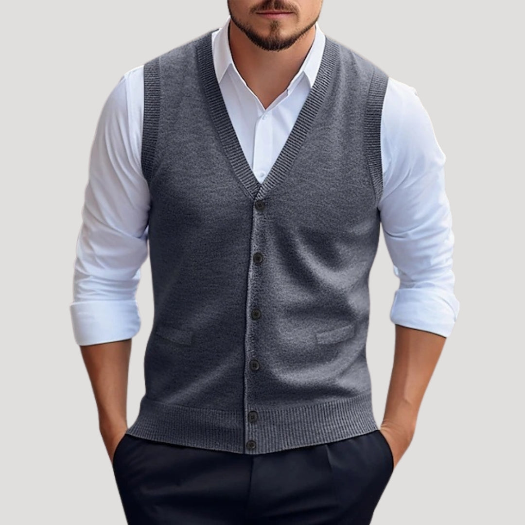 Edwin | Men’s Knitted Waistcoat