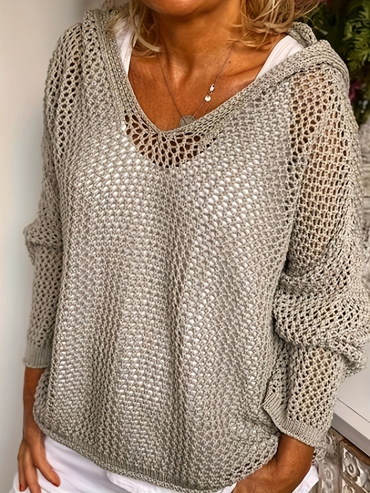Elise | Lana Knit Hooded Sweater