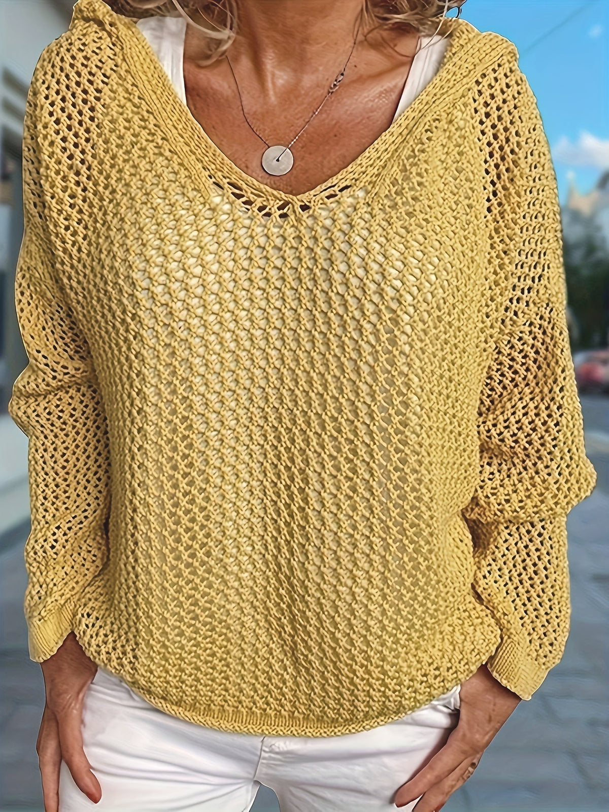 Elise | Lana Knit Hooded Sweater