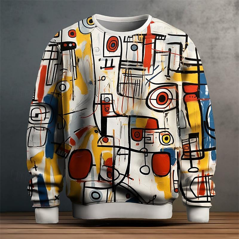 Alessandro | Artistic Crew Neck Sweater