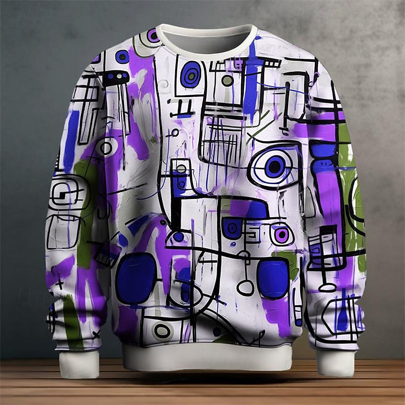 Alessandro | Artistic Crew Neck Sweater