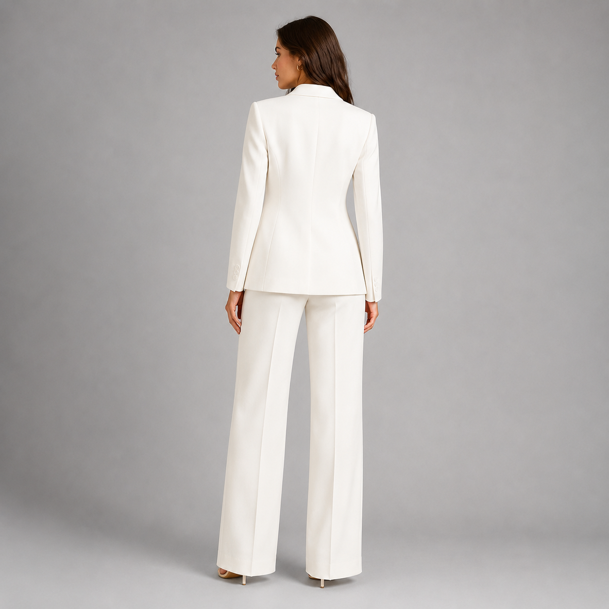 Audrey | Women's Tailored Blazer and Wide-Leg Trouser Suit Set