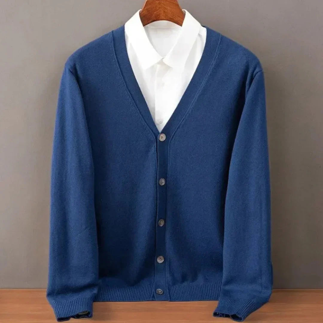 Classic Cashmere Cardigan for Timeless Style-MODAUTLET