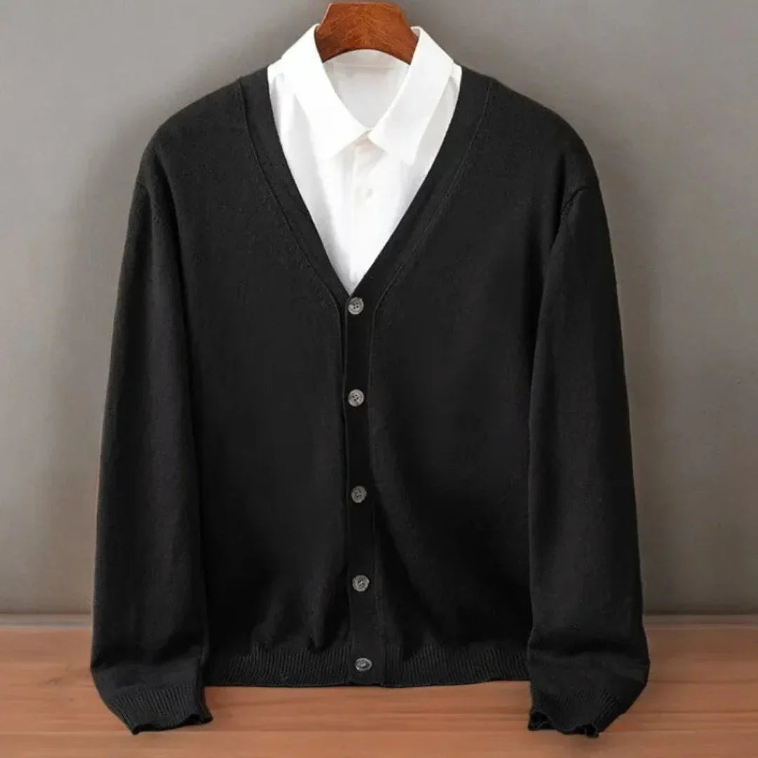 Classic Cashmere Cardigan for Timeless Style-MODAUTLET