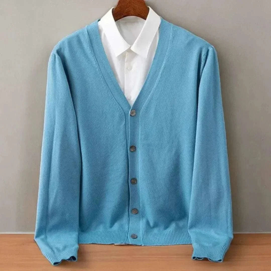 Classic Cashmere Cardigan for Timeless Style-MODAUTLET