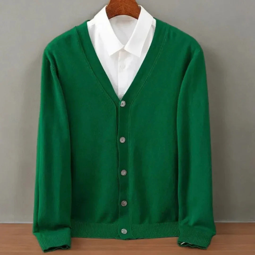 Classic Cashmere Cardigan for Timeless Style-MODAUTLET