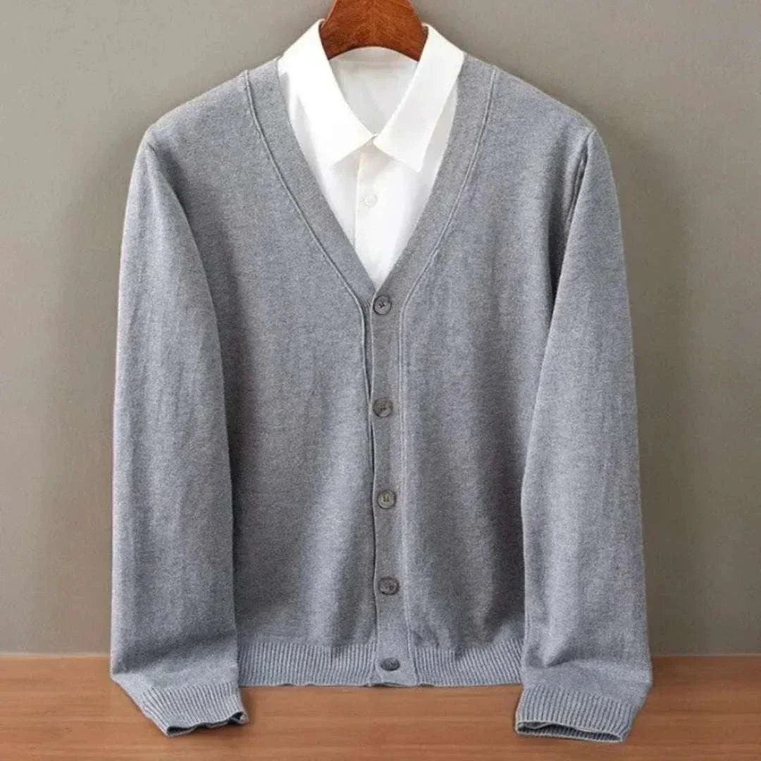 Classic Cashmere Cardigan for Timeless Style-MODAUTLET