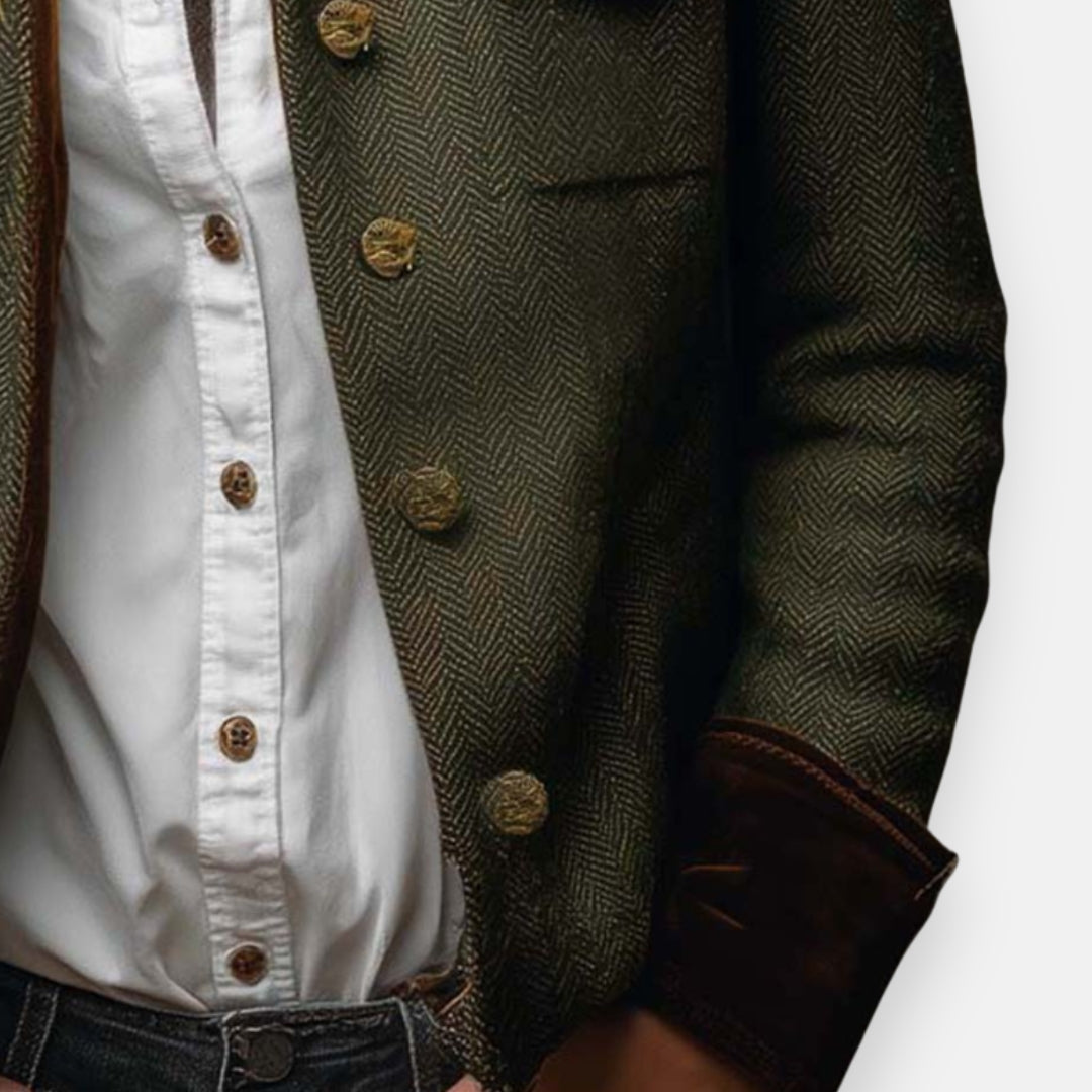 Theodora | Women'S Herringbone Tweed Jacket