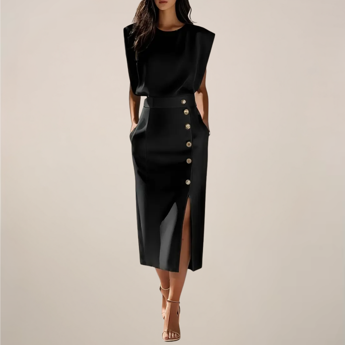 Katy | Women's Elegant Midi Dress