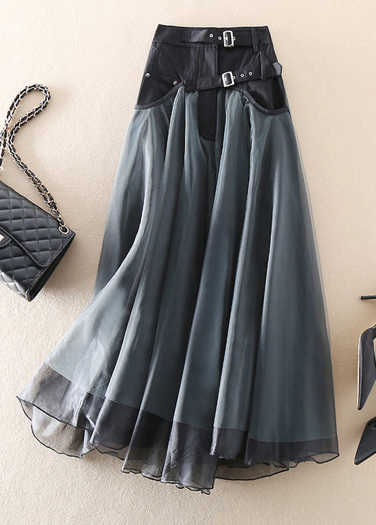 Élise | Patchwork Tulle Skirt