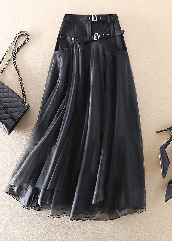 Élise | Patchwork Tulle Skirt
