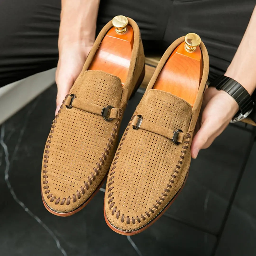 Arthur | Giovanni Suede Loafers