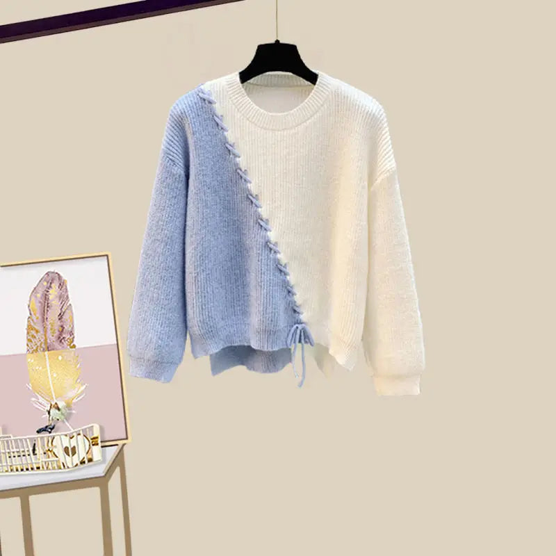 June - Knit Sweater & Skirt Set