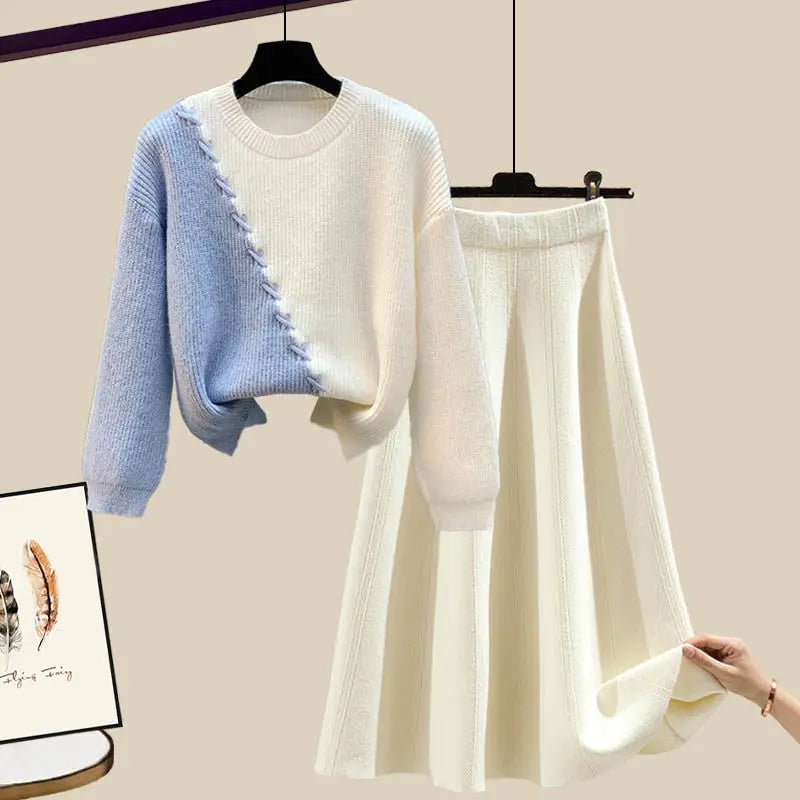June - Knit Sweater & Skirt Set