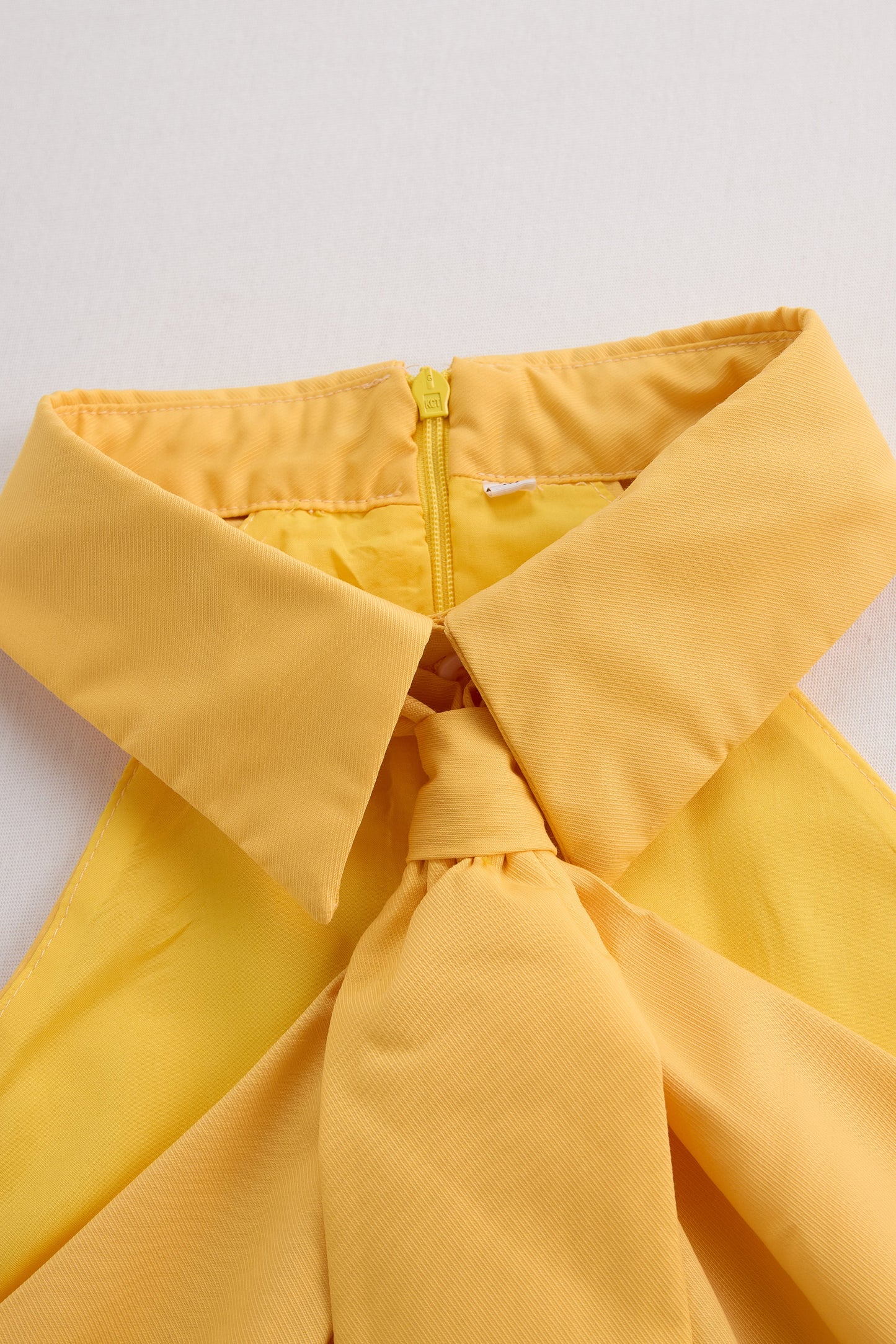 Oksana | Stylish Sleeveless Halter Blouse With Neck Tie Detail