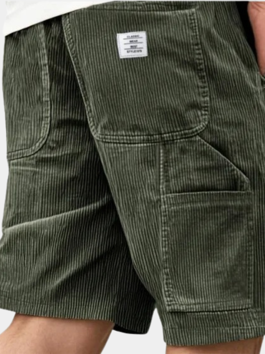 Owen | Cargo Corduroy Shorts For Men
