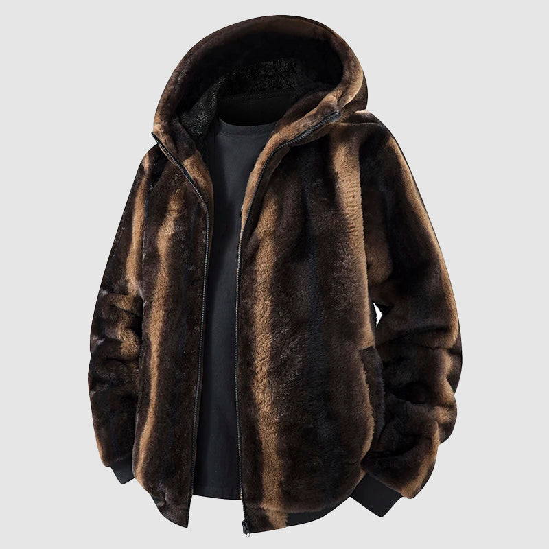Mason – Men’s Hooded Fur Jacket