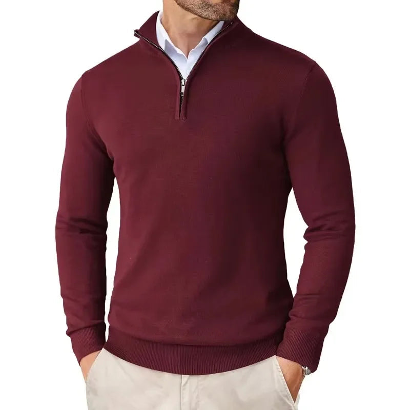 Men's Classic Half-Zip Sweater 12