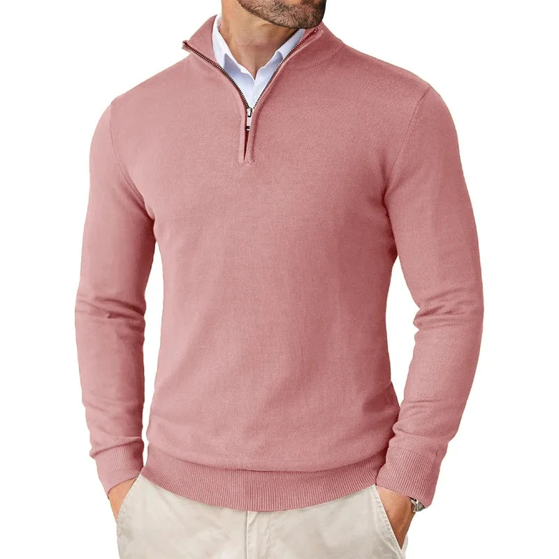 Men's Classic Half-Zip Sweater 11