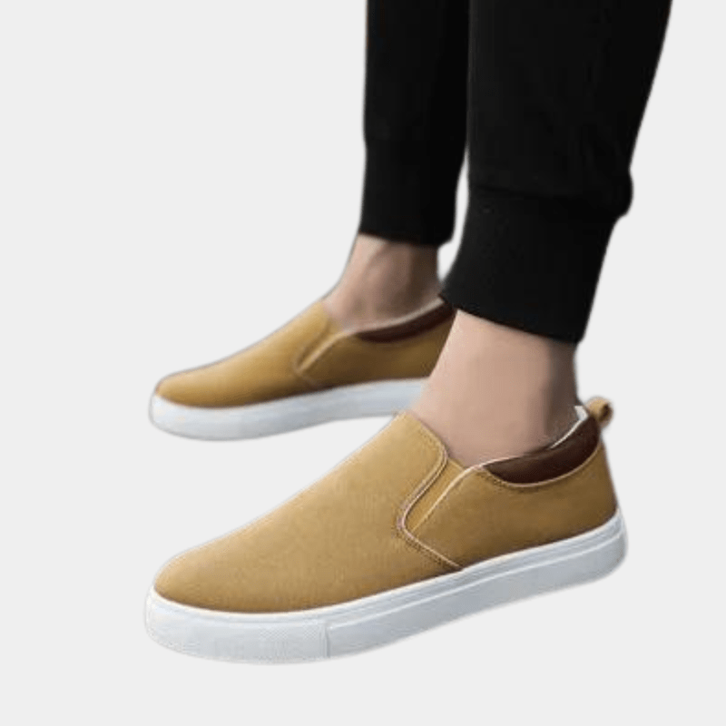 Men's Slip-On Sneakers Comfortable Canvas Blend for Everyday Wear 8