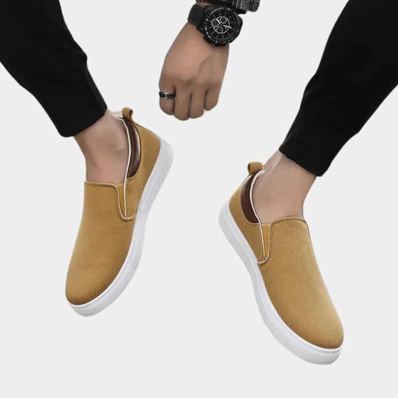 Andrew | Men's Slip-On Sneakers Comfortable Canvas Blend For Everyday Wear