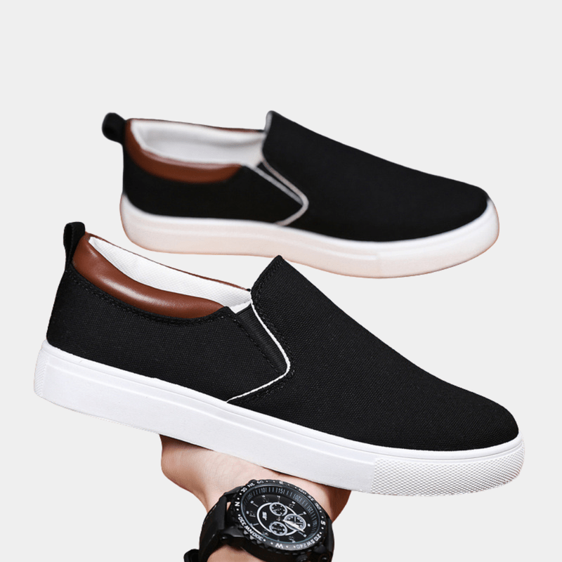 Andrew | Men's Slip-On Sneakers Comfortable Canvas Blend For Everyday Wear