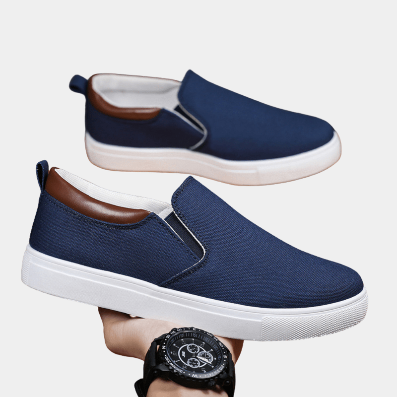 Andrew | Men's Slip-On Sneakers Comfortable Canvas Blend For Everyday Wear