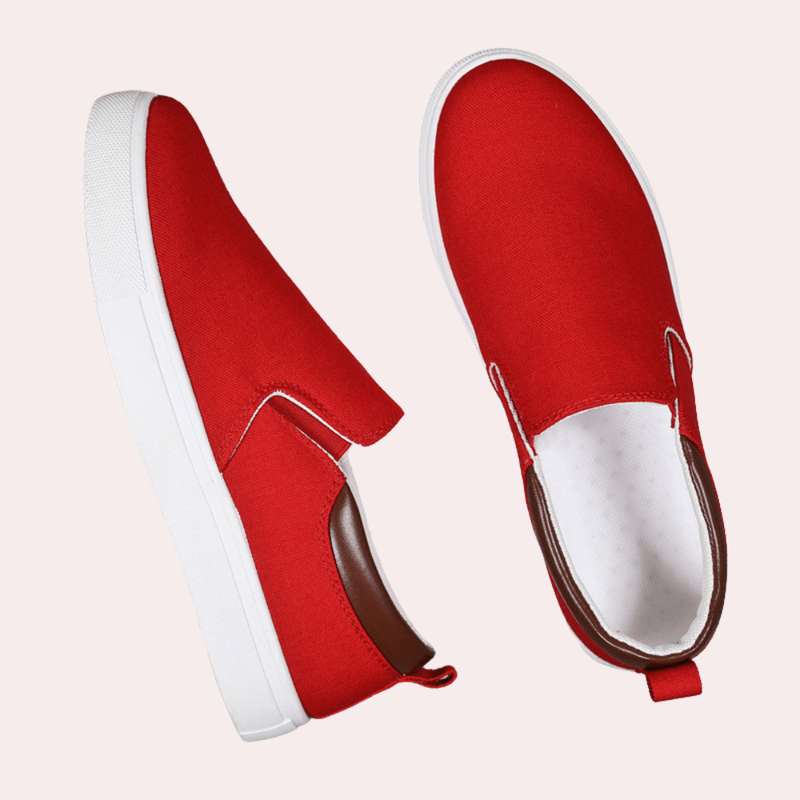 Andrew | Men's Slip-On Sneakers Comfortable Canvas Blend For Everyday Wear
