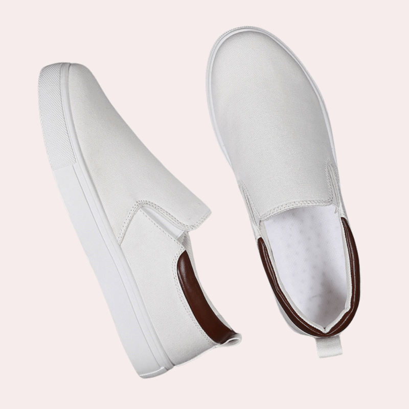 Andrew | Men's Slip-On Sneakers Comfortable Canvas Blend For Everyday Wear