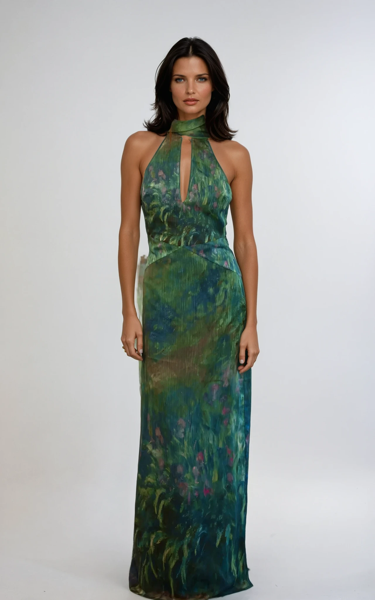 Monet Inspired Maxi Dress 2