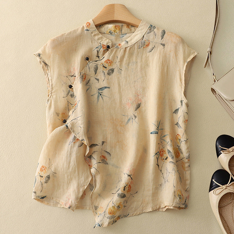 Lily | Elegant Florith Blouse