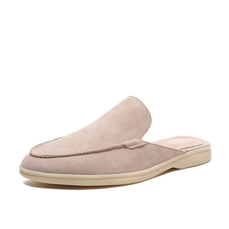 Oleg | Men’s Backless Loafer Slip-On Suede Style Summer Shoes