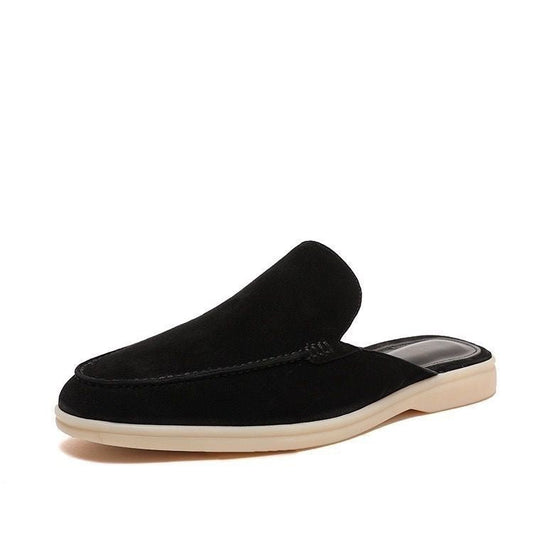 Oleg | Men’s Backless Loafer Slip-On Suede Style Summer Shoes