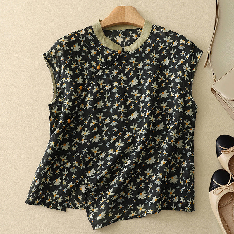 Lily | Elegant Florith Blouse
