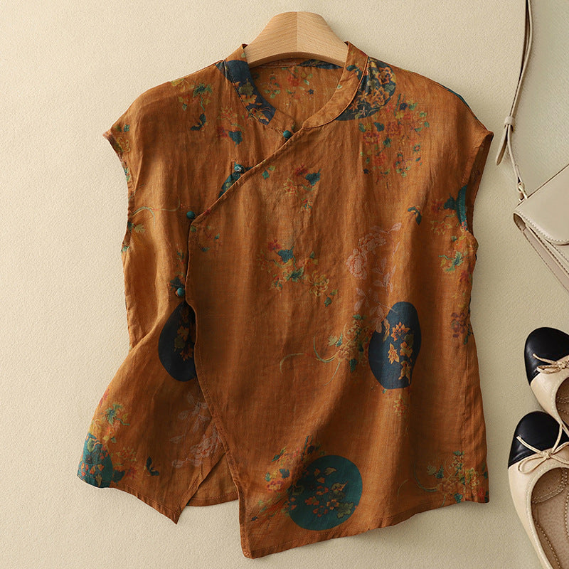 Lily | Elegant Florith Blouse