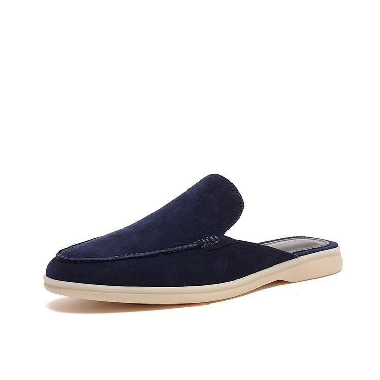 Oleg | Men’s Backless Loafer Slip-On Suede Style Summer Shoes