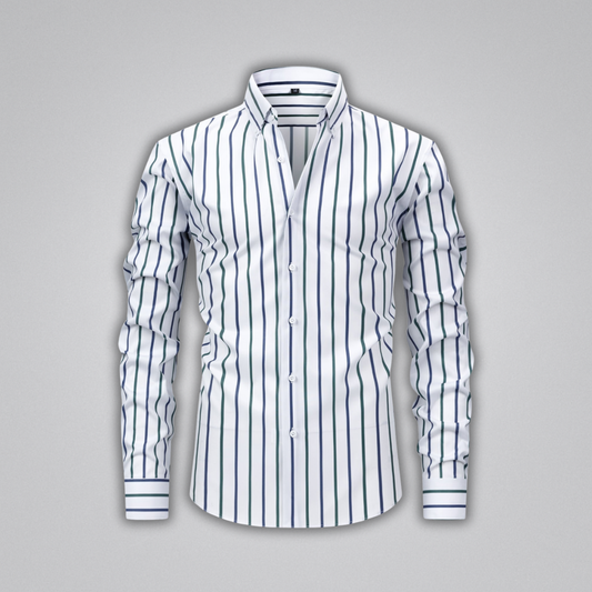 Callum Striped Button-Up Shirt