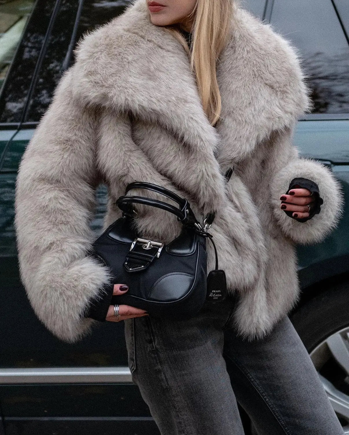 Macy - Synthetic Fur Coat