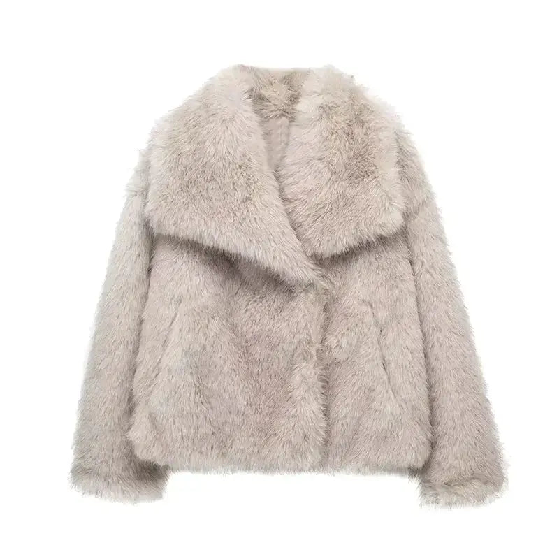 Macy - Synthetic Fur Coat