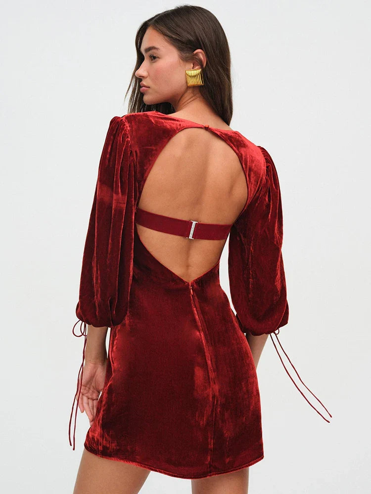 Risque | Backless Mini Bodycon Dress