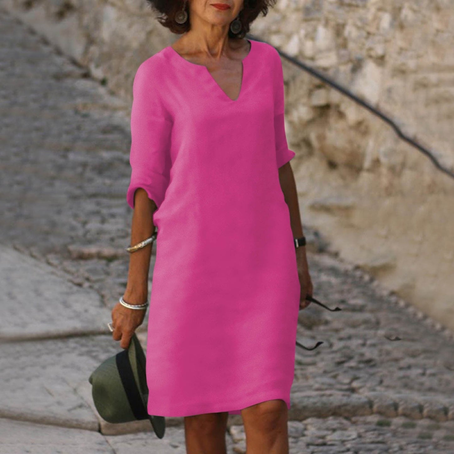 Dina | Elegant Women's Summer Dress, Comfortable, Ideal For Everyday Wear