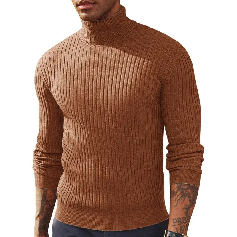 Ronan | Muscle Fit Roll Neck Jumper