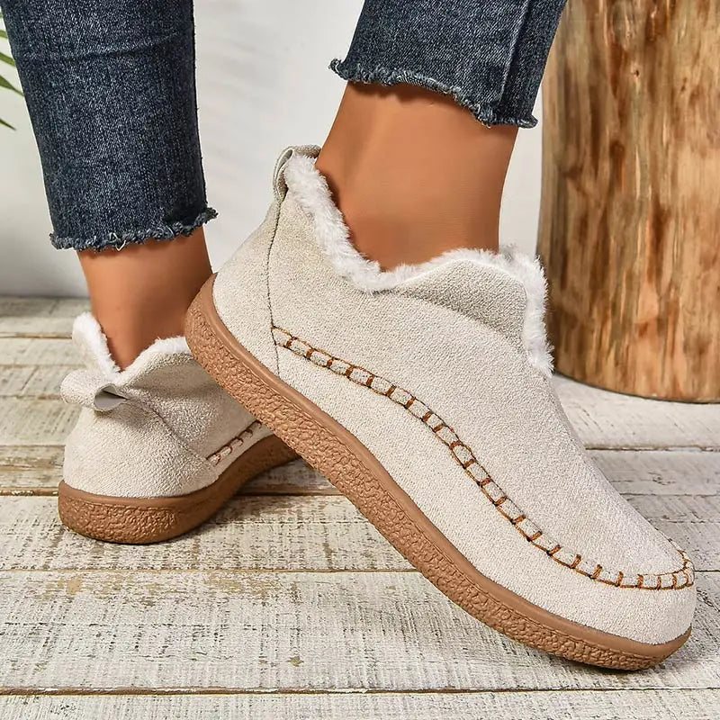 Avery | Women's Shearling-Lined Suede-Look Ankle Boots