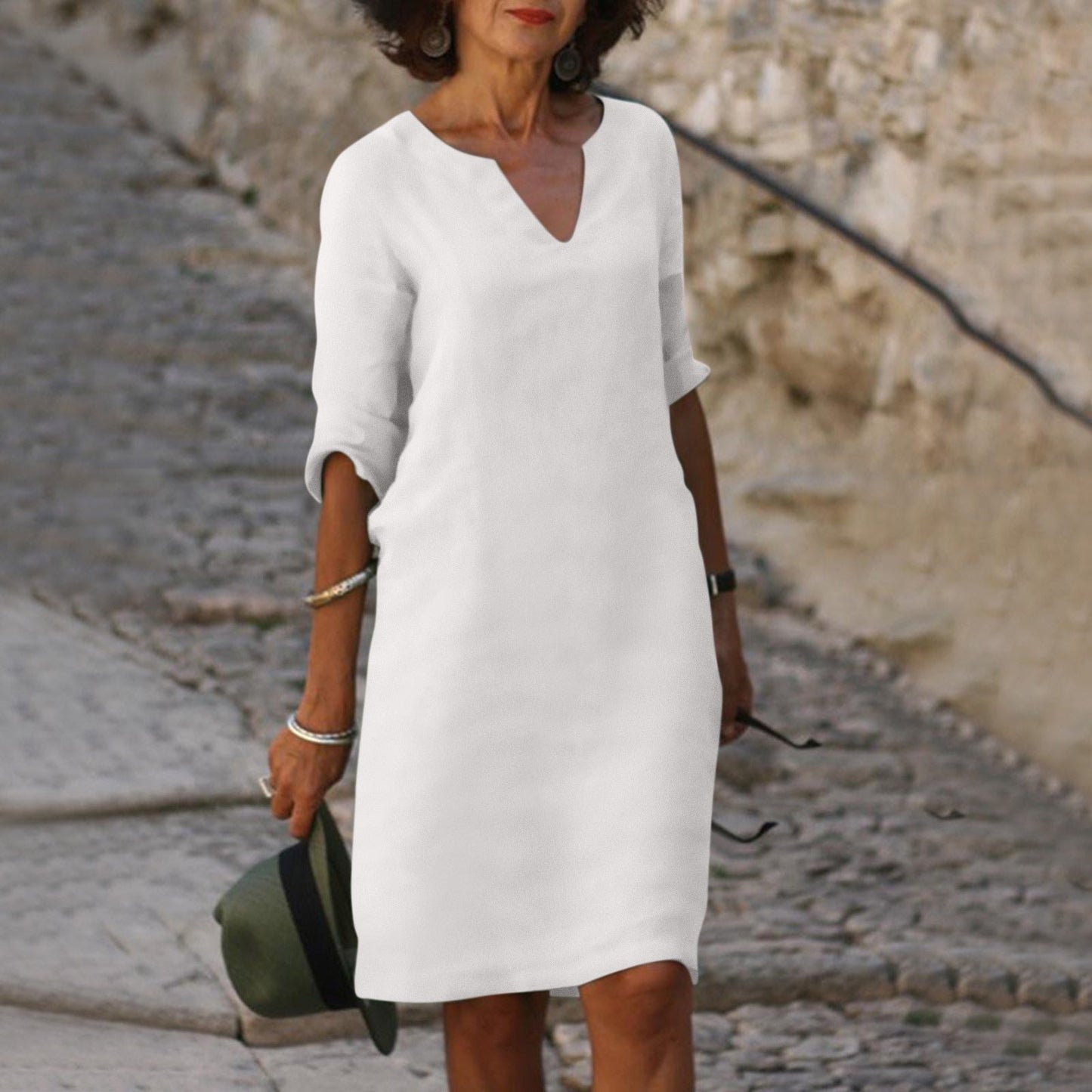 Dina | Elegant Women's Summer Dress, Comfortable, Ideal For Everyday Wear