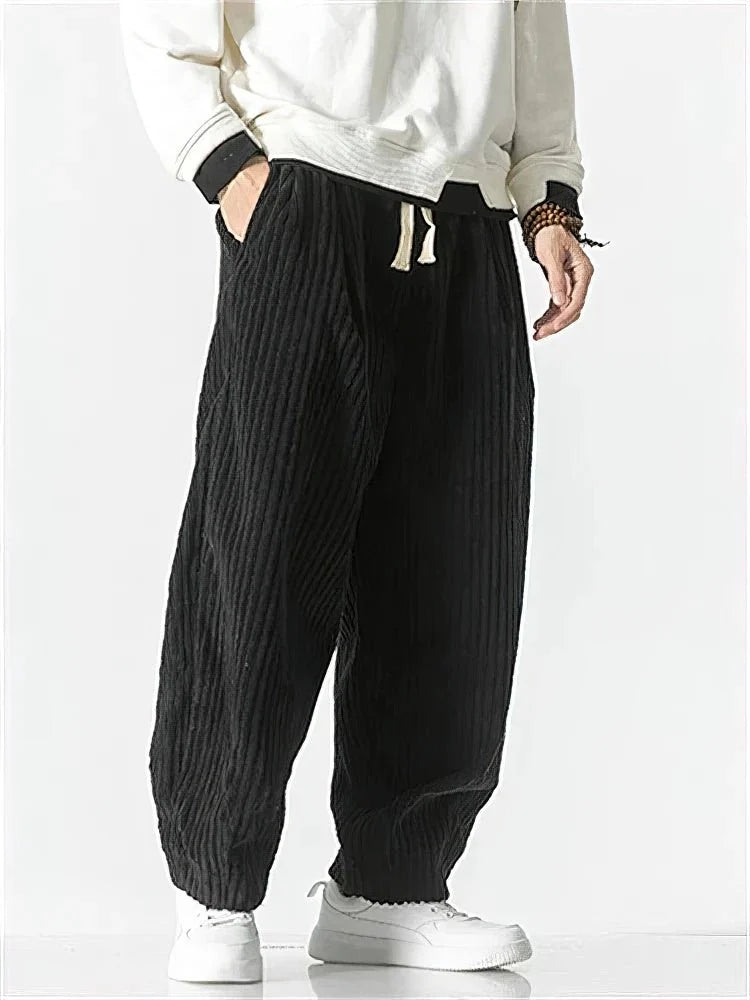 Callum | Relaxed Fit Refined Corduroy Trousers
