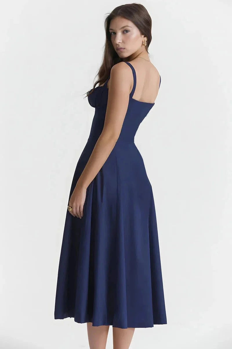 Linsay | Corset Midi Dress
