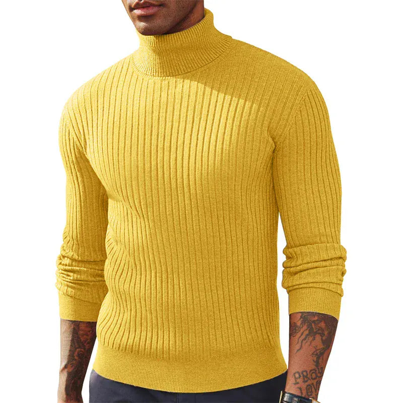 Ronan | Muscle Fit Roll Neck Jumper