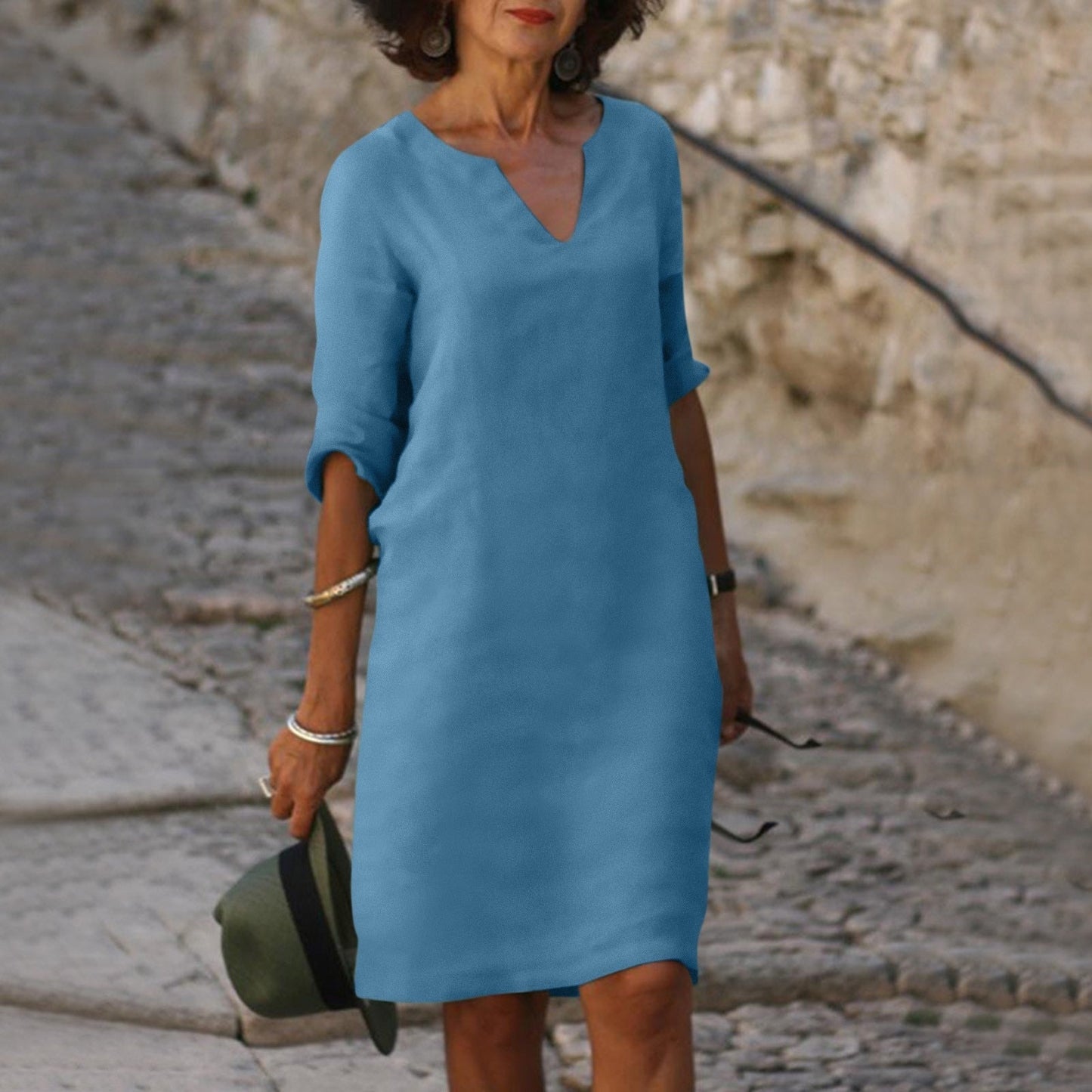 Dina | Elegant Women's Summer Dress, Comfortable, Ideal For Everyday Wear