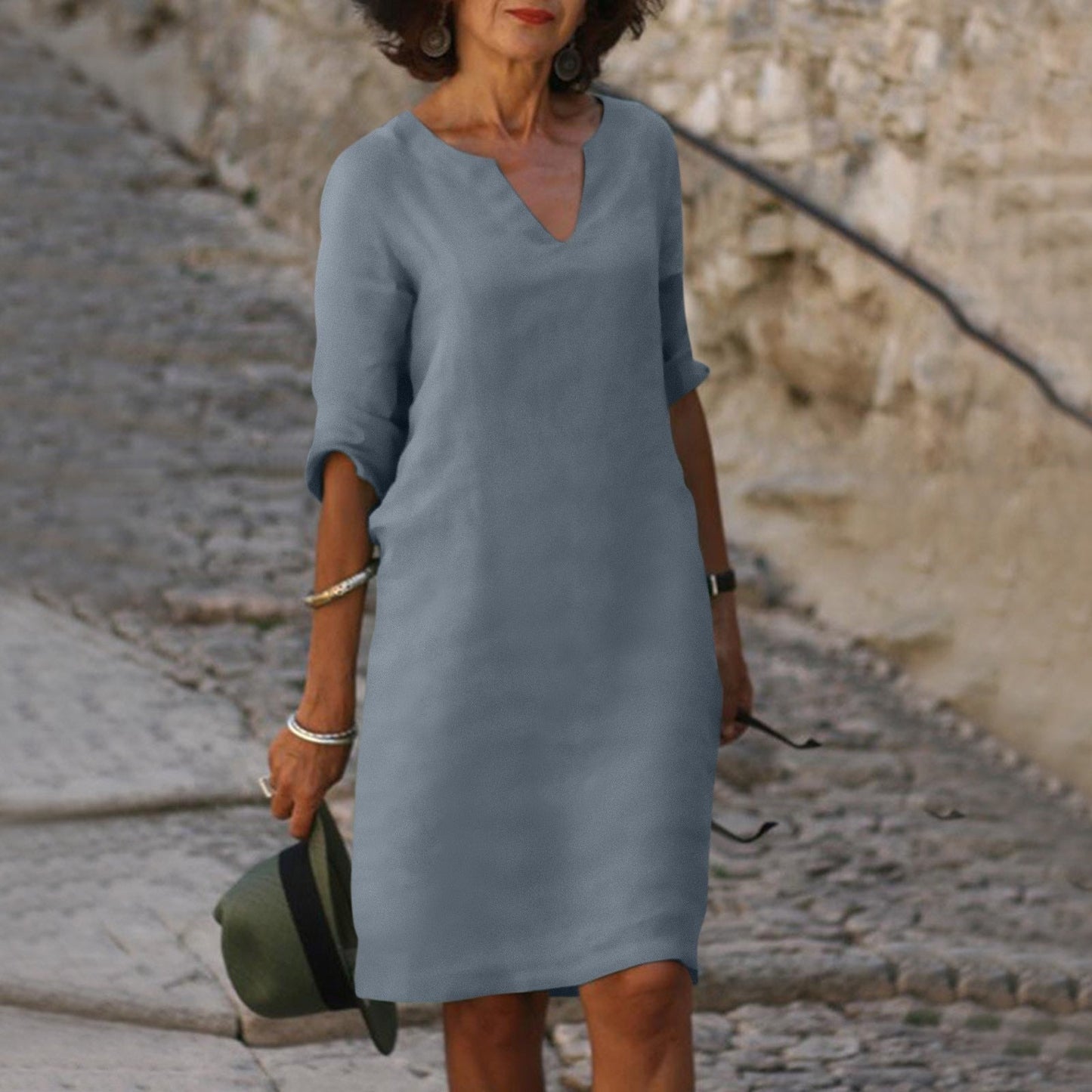 Dina | Elegant Women's Summer Dress, Comfortable, Ideal For Everyday Wear