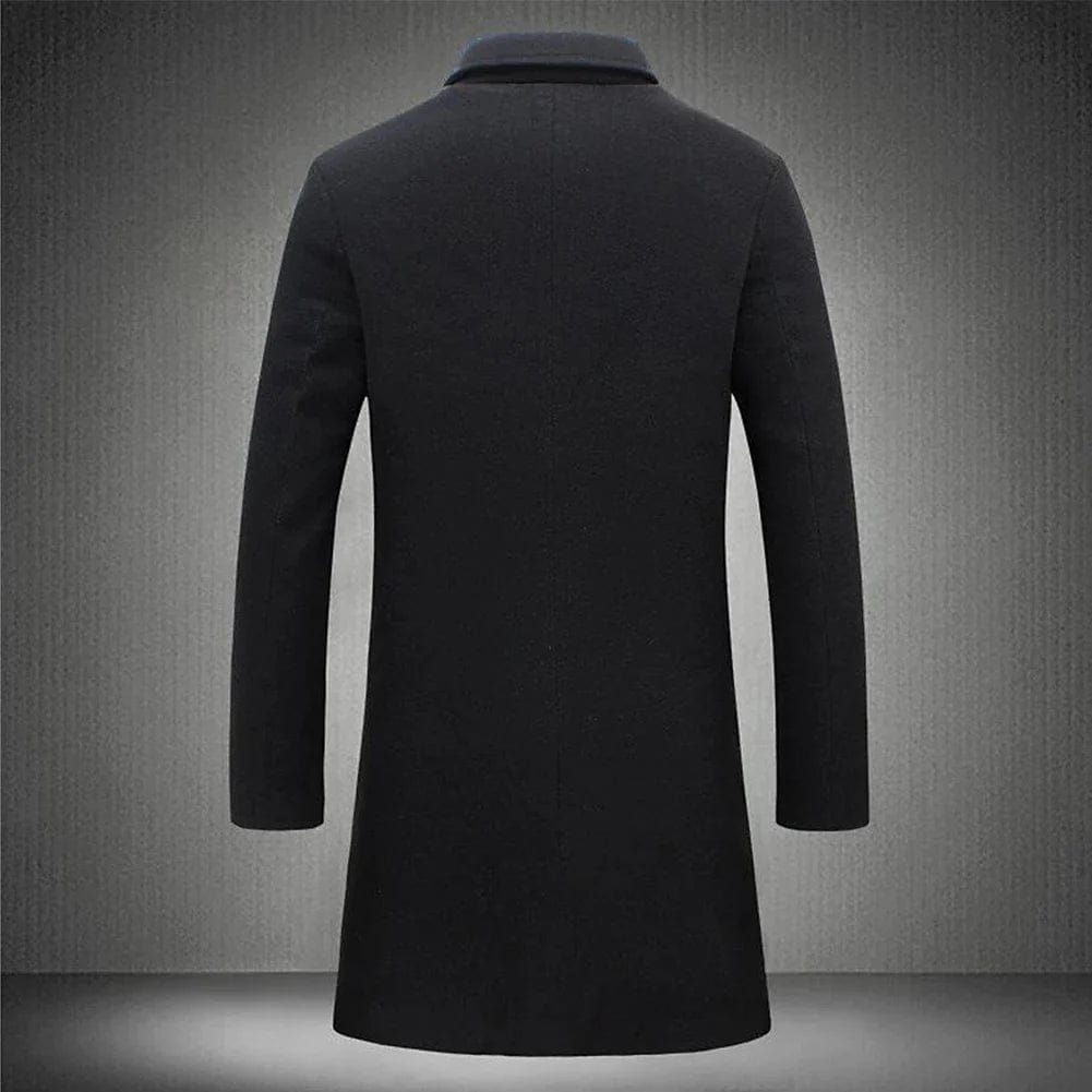 Leonard | Men’s Long Wool Overcoat